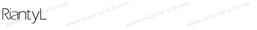 Rianty Light字体转换